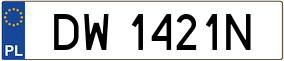 Truck License Plate